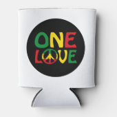 One Love, Reggae design Blikjeskoeler (Voorkant)