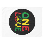 One Love, Reggae Design Tafelkleed (Voorkant (Horizontaal))