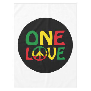 One Love, Reggae Design Tafelkleed
