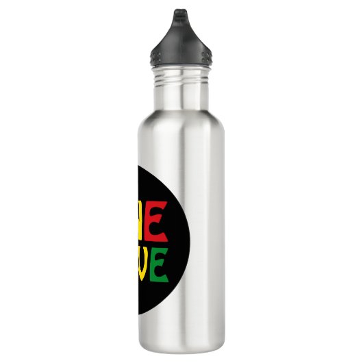 One Love, Reggae Design Waterfles (Rechts)