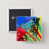 One Love Reggae Party Button (Voorkant /achterkant)