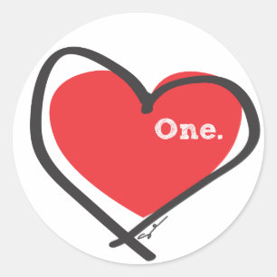 One Love Ronde Sticker