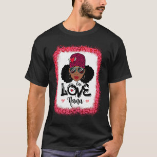 One Loved Nana Black Mam African American Women Va T-shirt