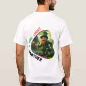 One Lucky Brother - Leprechaun's Pot of Fun T-shirt (Achterkant)