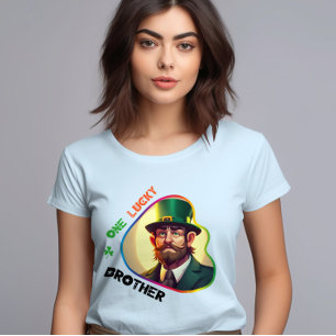 One Lucky Brother - Shimmering Shamrock Ball T-shirt