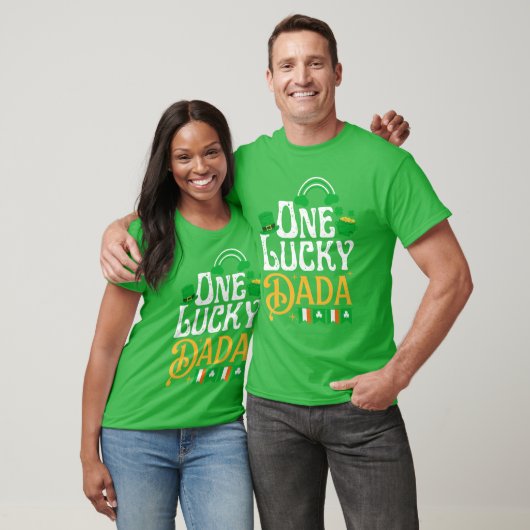 One Lucky Dada St Patricks Day Funny Irish T-shirt (Unisex)