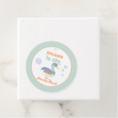 One Lucky Duck & Bubbles Eerste Verjaardag Pastel Bedankjes Labels (In situ)