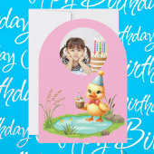 One Lucky Duck Foto Girly Kids Verjaardag Kaart
