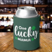 One Lucky Mama Funny St Patrick Day Blikjeskoeler