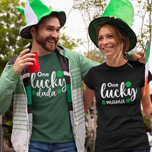 One Lucky Mama Funny St Patrick Day T-shirt
