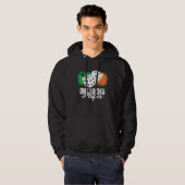 One Lucky Papa Dice Game  Family Group Matching Hoodie (Voorkant volledig)