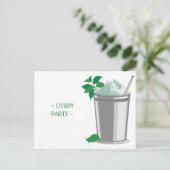 ONE MINT JULEP DERBY PARTY UITNODIGING (Staand voorkant)