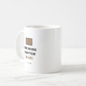 One More Chapter A Lie Funny Book Lover Mug (Devant gauche)