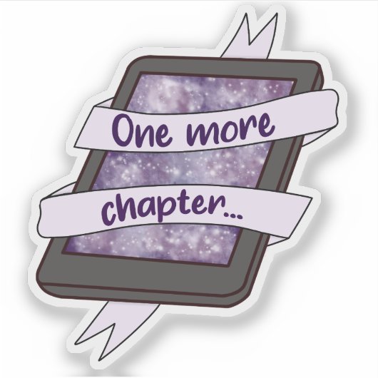 One More Chapter Galaxy Kindle Sticker (Voorkant)