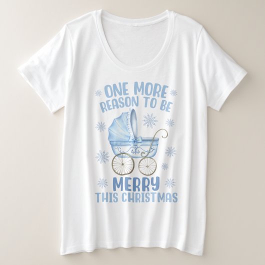 One More Reason To Be Merry - New Baby Christmas T (Design devant)