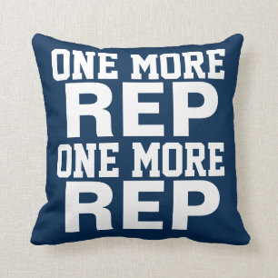 One More Rep Workout Motivatie Kussen