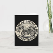 One Motorcycle Is Never Enough Funny Bikers Riders Kaart (Voorkant)