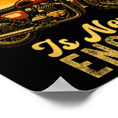 One Motorcycle Is Never Enough Retro Funny Biker  Poster (Hoek)