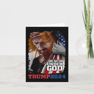 One Nation Under God President Trump 2024 Nederlan Kaart