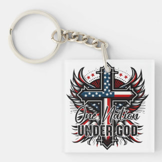One Nation Under God  Sleutelhanger