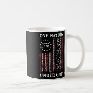 One Nation Under God Vlag 4 juli Patriottisch Ch Koffiemok