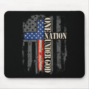 One Nation Under God Vlag 4 juli Patriottisch Ch Muismat