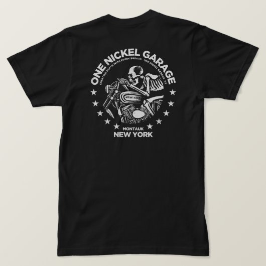 One Nickel Garage Stars T-shirt (Design achterkant)