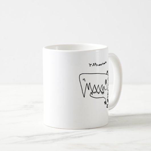 One-of-a-Kind-a-Saurus Mug | Roarsome Art (Devant droit)