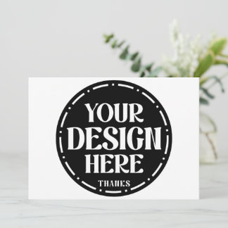 One-of-a-kind, elegant, clean & bold feestdagenkaart