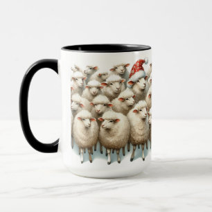 One of a Kind Schaap Kerst Koffie Mok Cup