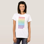 One Orlando One Pulse 49 Hearts Rainbow T-shirt (Voorkant volledig)