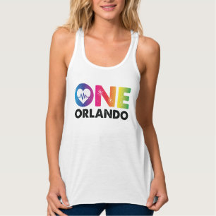 One Orlando One Pulse Rainbow Heart Tanktop