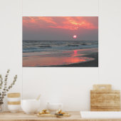 One Perfect Sunset - Oak Island, affiche NC (Cuisine)