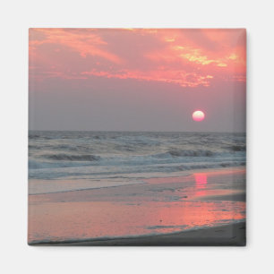 One Perfect Sunset - Oak Island, NC Magneet