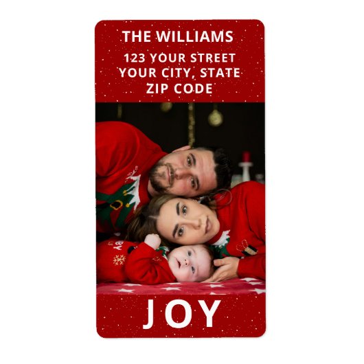 One Photo Joy Etiket (Voorkant)