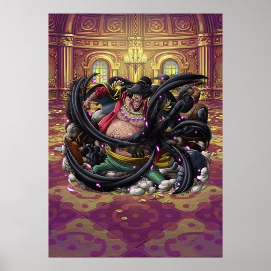 One Piece Blackbeard Poster (Voorkant)
