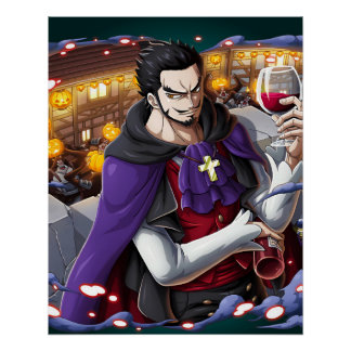 One piece Dracule Mihawk Perfect Poster