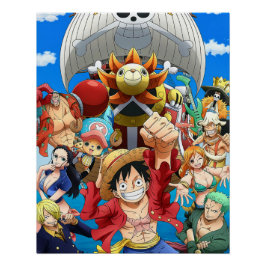 One piece Straw Hats Perfect Poster