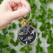 One Planet One Chance - Earth Day (Cartoon textuur Sleutelhanger (Hand)