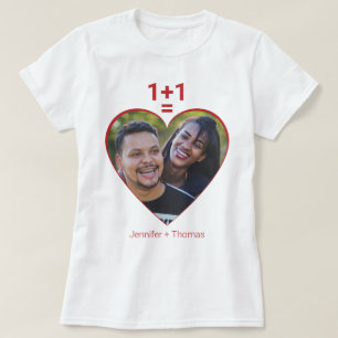 One Plus One is net als Love, Red Heart Personal A T-shirt
