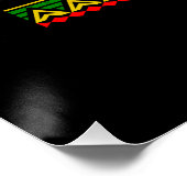 One Proud Black Woman Black Geschiedenis Maand Vla Perfect Poster (Hoek)