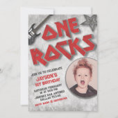 One Rocks - één jaar met foto gevierd Kaart (Voorkant)