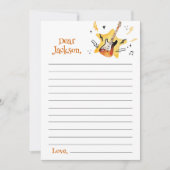 One Rocks Star Time Capsule Note Message Kaart (Voorkant)