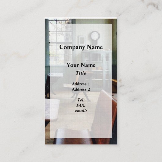 One Room Schoolhouse Visitekaartje (Voorkant)