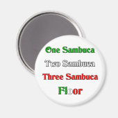 One Sambuca Magneet (Voorkant / Achterkant)