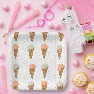 One Scoop Wonder Borden Papieren Bordje