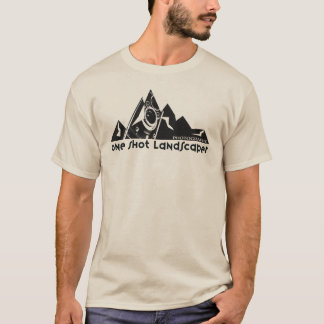 One Shot Landscaper Photography T-Shirt Design