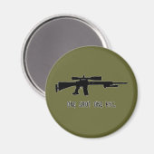 One Shot One Kill Magneet (Voorkant / Achterkant)