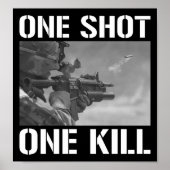 One Shot One Kill Poster (Voorkant)