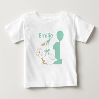 One silly Goose Personalize name First birthday